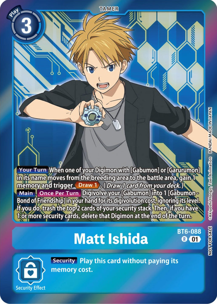 Matt Ishida [BT6-088] (Event Pack 5) [Double Diamond Promos] - PokeCharles PokeStore