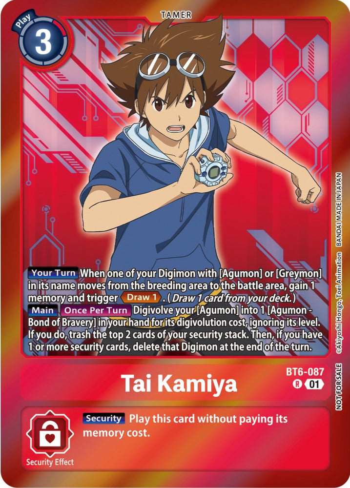 Tai Kamiya [BT6-087] (Event Pack 5) [Double Diamond Promos] - PokeCharles PokeStore