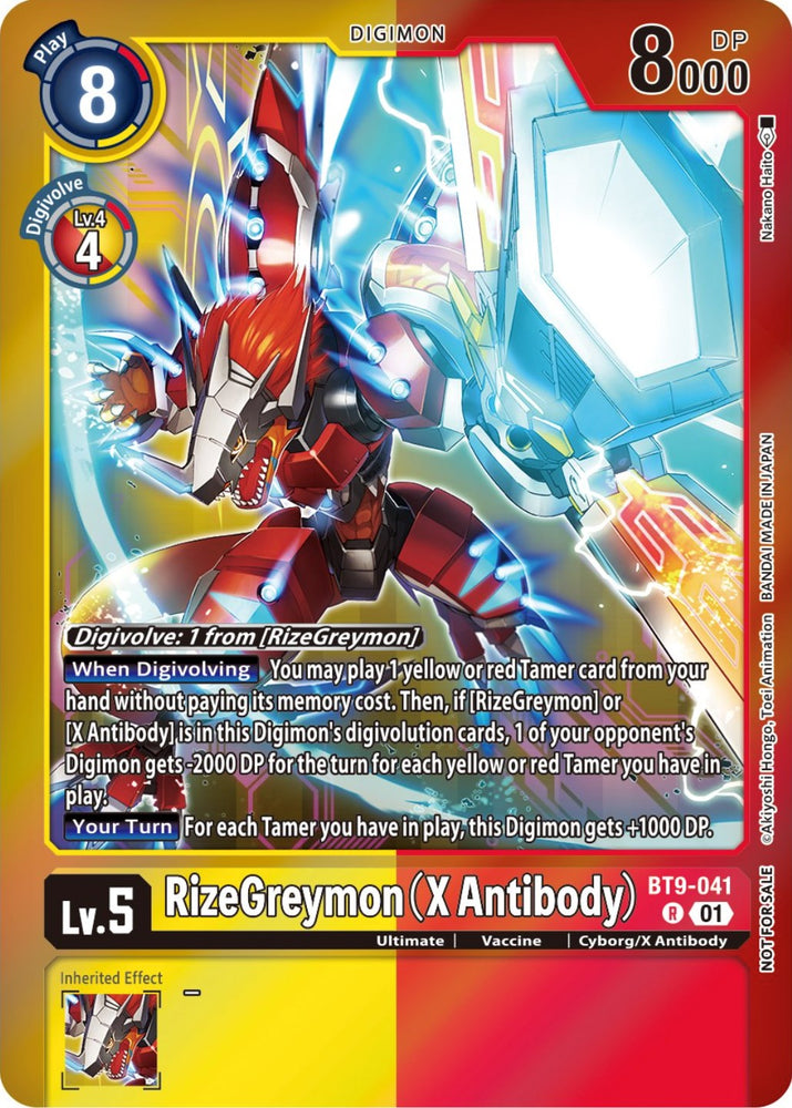 RizeGreymon (X Antibody) [BT9-041] (Event Pack 5) [X Record Promos] - PokeCharles PokeStore