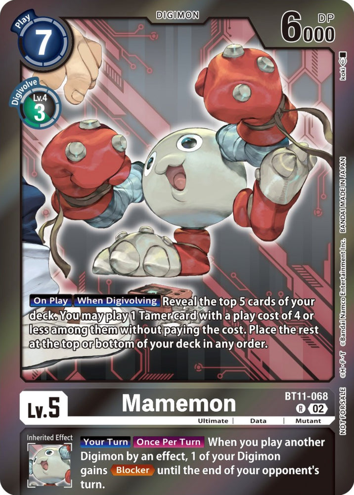 Mamemon [BT11-068] (Event Pack 5) [Dimensional Phase Promos] - PokeCharles PokeStore