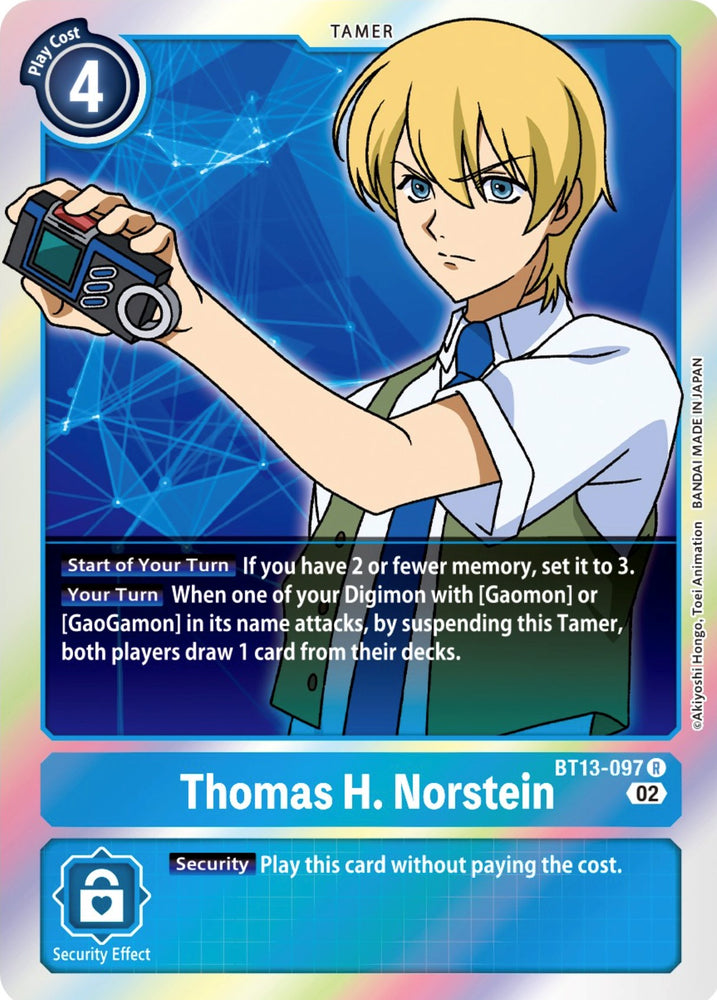 Thomas H. Norstein [BT13-097] [Versus Royal Knights Booster] - PokeCharles PokeStore