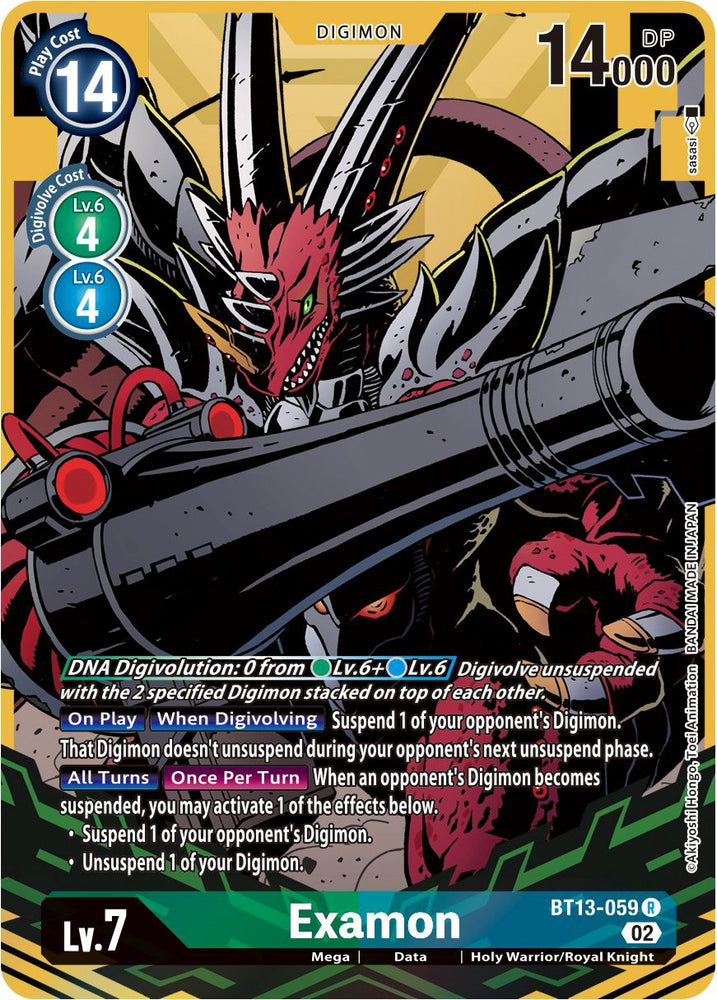 Examon [BT13-059] (Alternate Art) [Versus Royal Knights Booster] - PokeCharles PokeStore