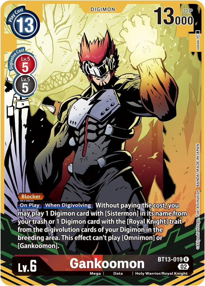 Gankoomon [BT13-019] (Alternate Art) [Versus Royal Knights Booster] - PokeCharles PokeStore