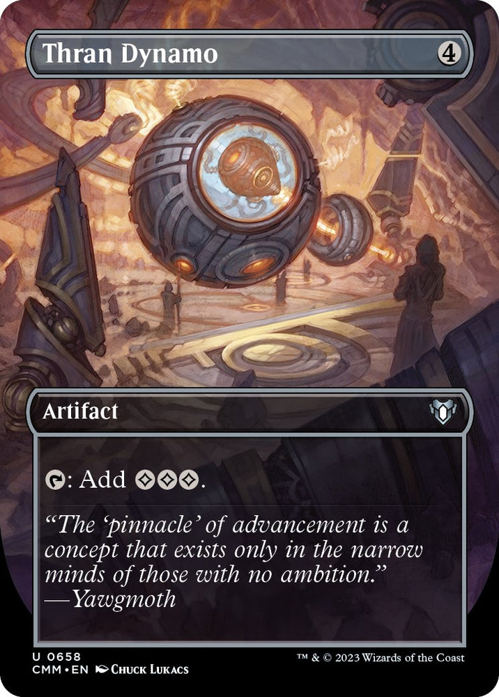 Thran Dynamo (Borderless Alternate Art) [Commander Masters] - PokeCharles PokeStore