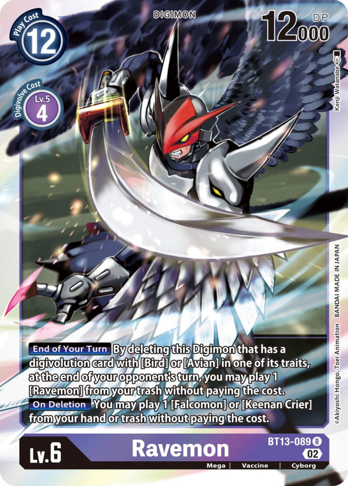 Ravemon [BT13-089] [Versus Royal Knights Booster] - PokeCharles PokeStore
