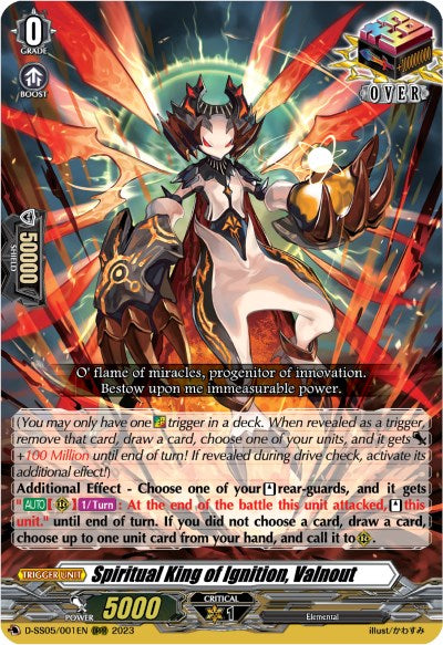 Spiritual King of Ignition, Valnout (D-SS05/001EN) [Festival Booster 2023] - PokeCharles PokeStore