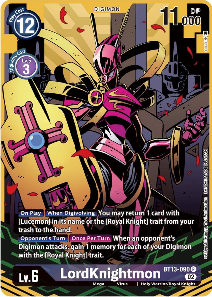 LordKnightmon [BT13-090] (Alternate Art) [Versus Royal Knights Booster] - PokeCharles PokeStore