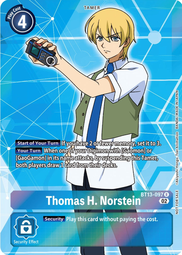 Thomas H. Norstein [BT13-097] (Box Topper) [Versus Royal Knights Booster] - PokeCharles PokeStore