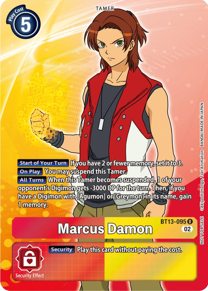 Marcus Damon [BT13-095] (Box Topper) [Versus Royal Knights Booster] - PokeCharles PokeStore
