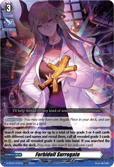 Forbidoll Surrogate (D-SS05/003EN) [Festival Booster 2023] - PokeCharles PokeStore