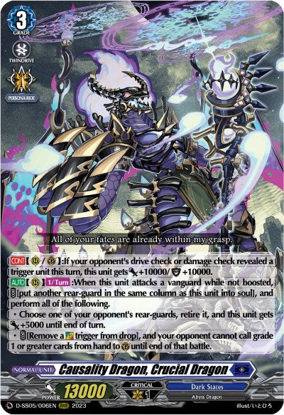 Causality Dragon, Crucial Dragon (D-SS05/006EN) [Festival Booster 2023] - PokeCharles PokeStore