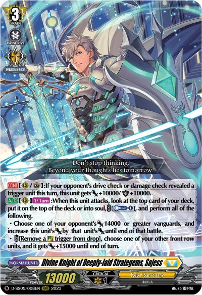 Divine Knight of Deeply-laid Strategems, Sajess (D-SS05/008EN) [Festival Booster 2023] - PokeCharles PokeStore