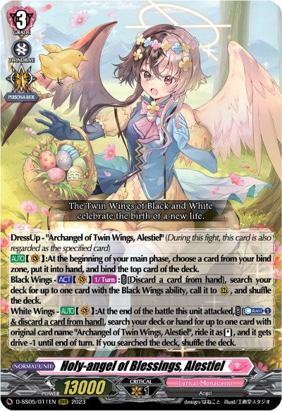 Holy-angel of Blessings, Alestiel (D-SS05/011EN) [Festival Booster 2023] - PokeCharles PokeStore