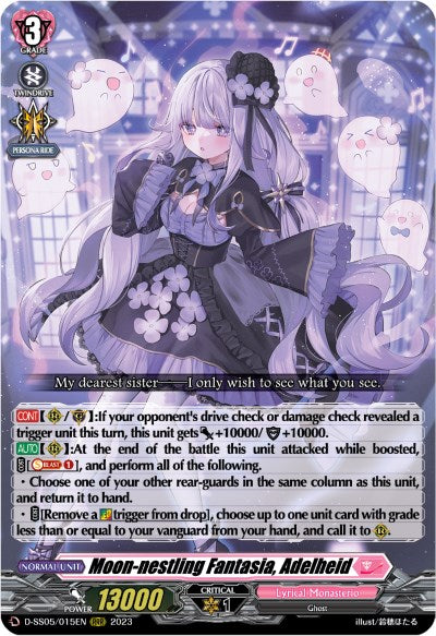 Moon-nestling Fantasia, Adelheid (D-SS05/015EN) [Festival Booster 2023] - PokeCharles PokeStore