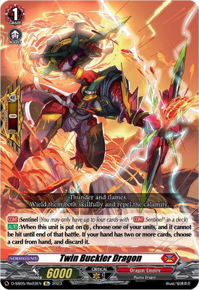 Twin Buckler Dragon (D-SS05/Re03EN) [Festival Booster 2023] - PokeCharles PokeStore