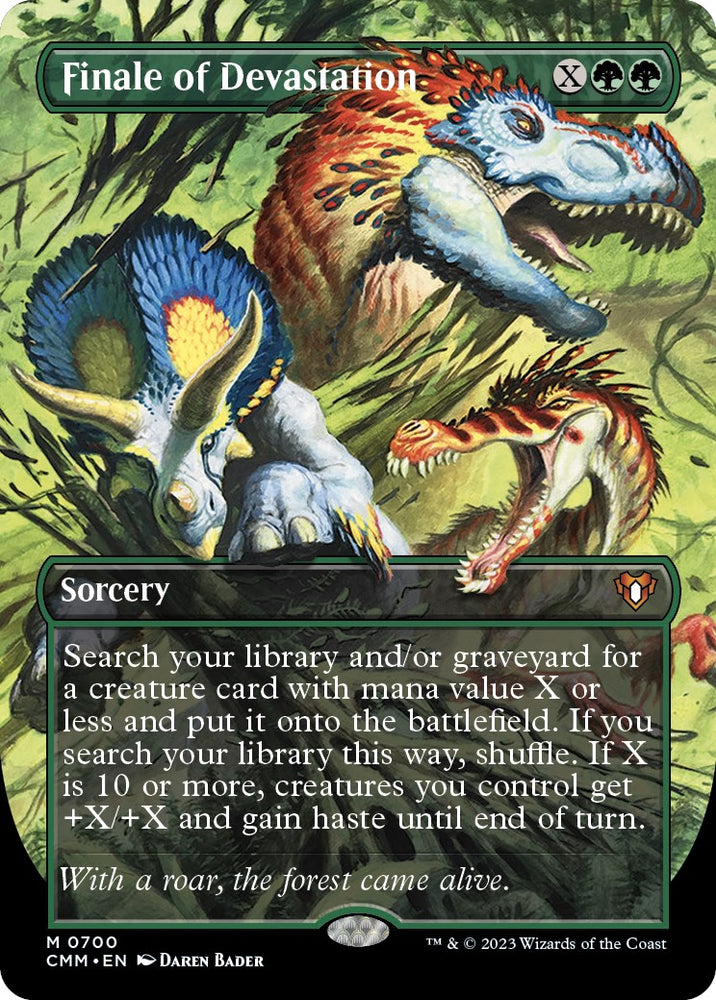 Finale of Devastation (Borderless Alternate Art) [Commander Masters] - PokeCharles PokeStore