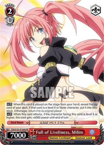 Full of Liveliness, Milim (Foil) [That Time I Got Reincarnated as a Slime Vol.3]