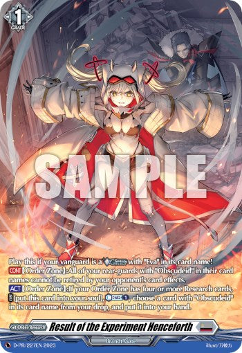 Result of the Experiment Henceforth (D-PR/227EN 2023) [D Promo Cards] - PokeCharles PokeStore