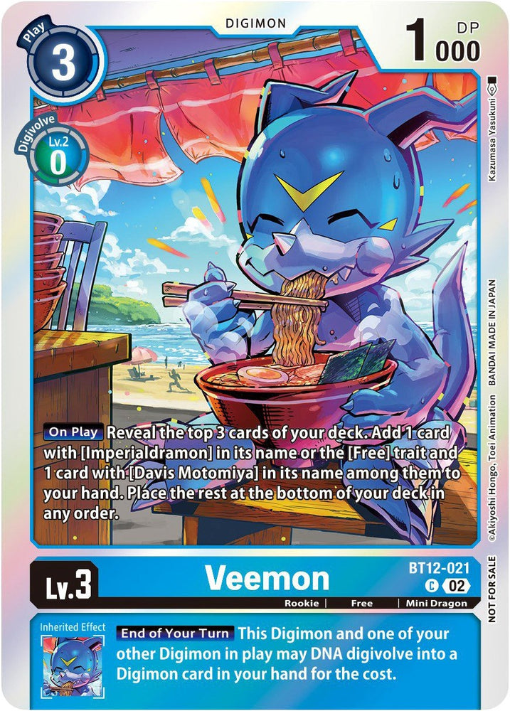 Veemon [BT12-021] (Gen Con 2023) [Promotional Cards] - PokeCharles PokeStore