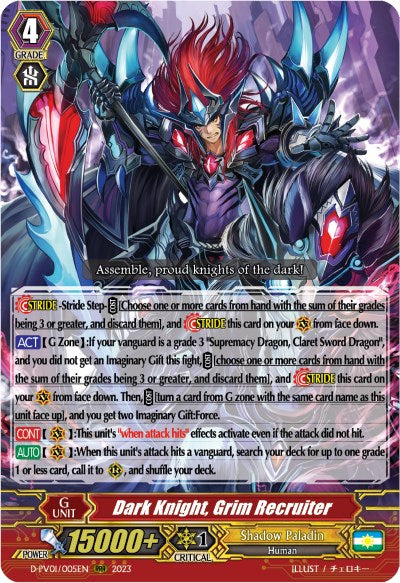Dark Knight, Grim Recruiter (D-PV01/005EN) [History Collection] - PokeCharles PokeStore