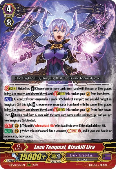 Love Tempest, Kisskill Lira (D-PV01/017EN) [History Collection] - PokeCharles PokeStore