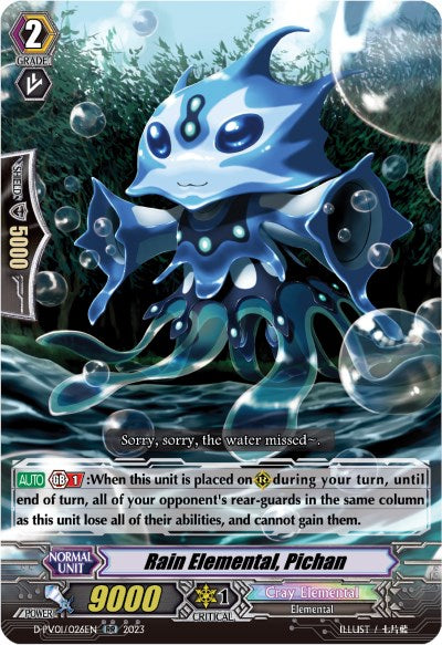 Rain Elemental, Pichan (D-PV01/026EN) [History Collection] - PokeCharles PokeStore