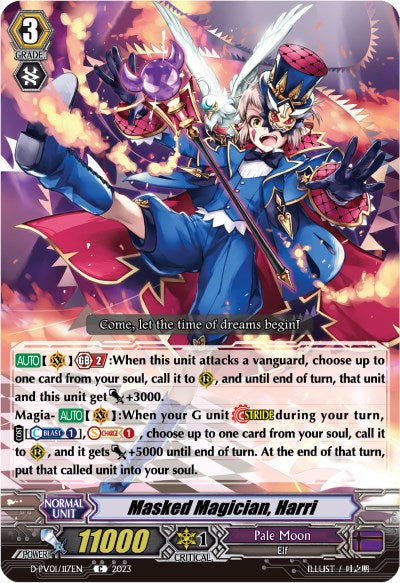 Masked Magician, Harri (D-PV01/117EN) [History Collection]