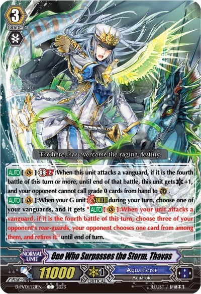 One Who Surpasses the Storm, Thavas (D-PV01/121EN) [History Collection]