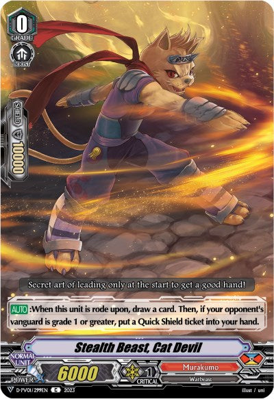 Stealth Beast, Cat Devil (D-PV01/299EN) [History Collection] - PokeCharles PokeStore