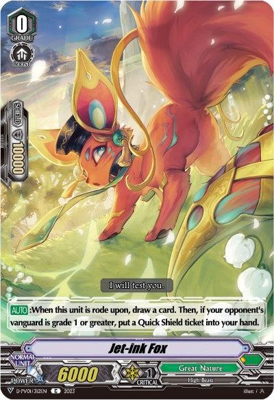 Jet-ink Fox (D-PV01/312EN) [History Collection] - PokeCharles PokeStore