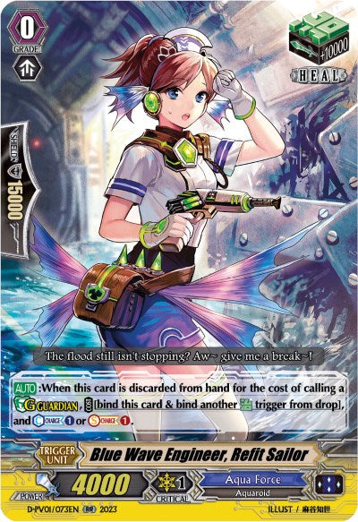 Blue Wave Engineer, Refit Sailor (D-PV01/073EN) [History Collection] - PokeCharles PokeStore