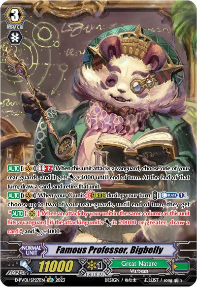 Famous Professor, Bigbelly (D-PV01/SP27EN) [History Collection]