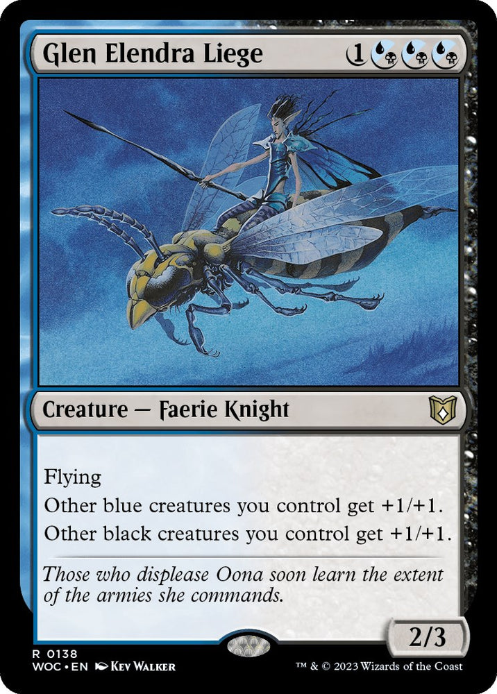 Glen Elendra Liege [Wilds of Eldraine Commander] - PokeCharles PokeStore