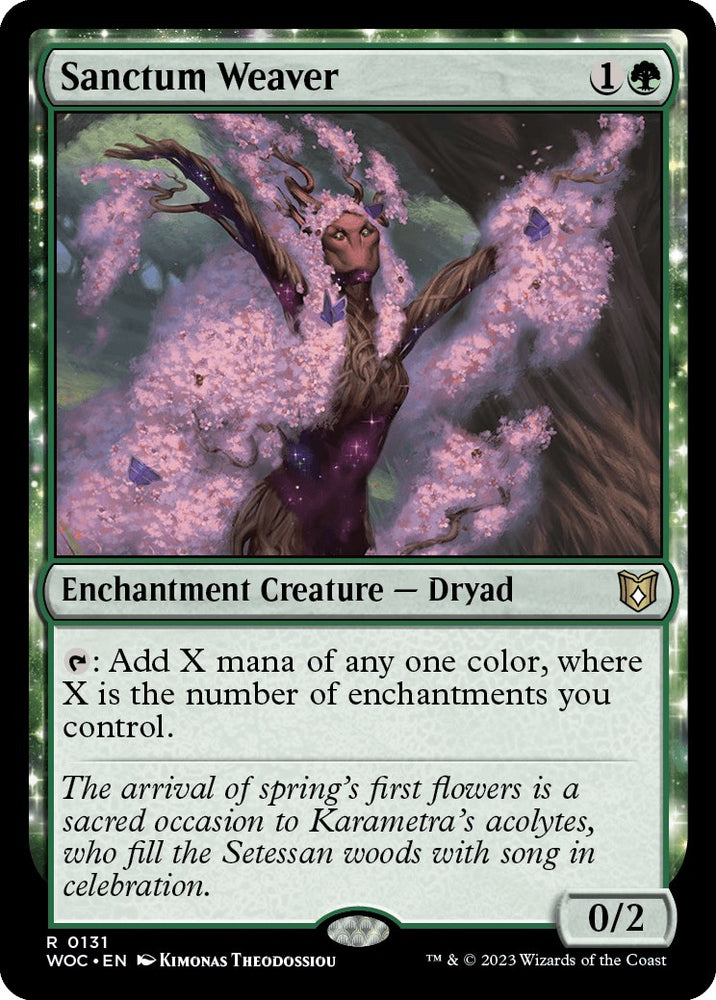 Sanctum Weaver [Wilds of Eldraine Commander] - PokeCharles PokeStore