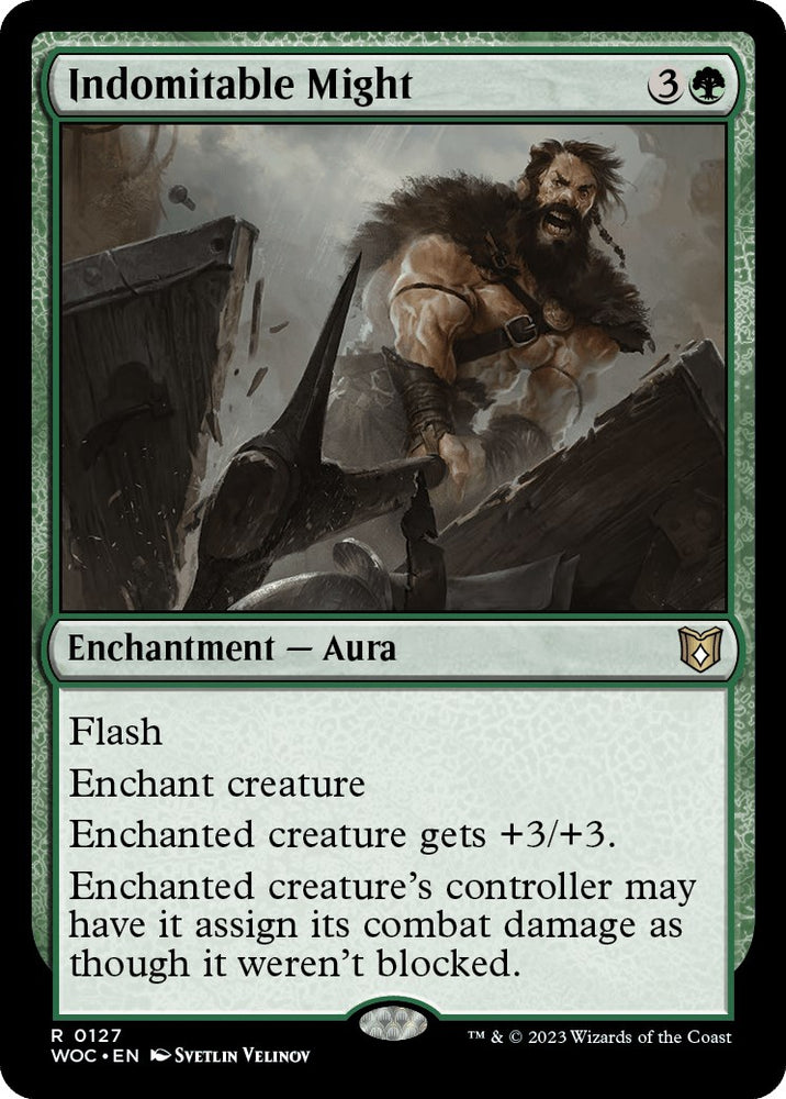 Indomitable Might [Wilds of Eldraine Commander] - PokeCharles PokeStore