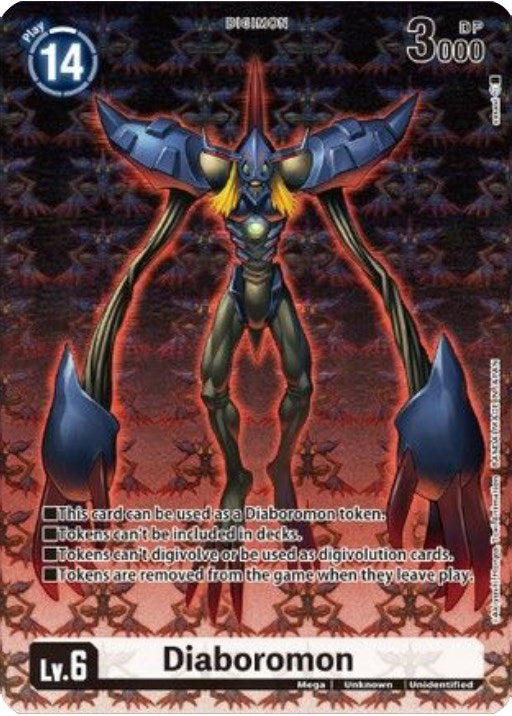 Diaboromon Token (Tamer Goods Set Diaboromon) [Release Special Booster Promos] - PokeCharles PokeStore