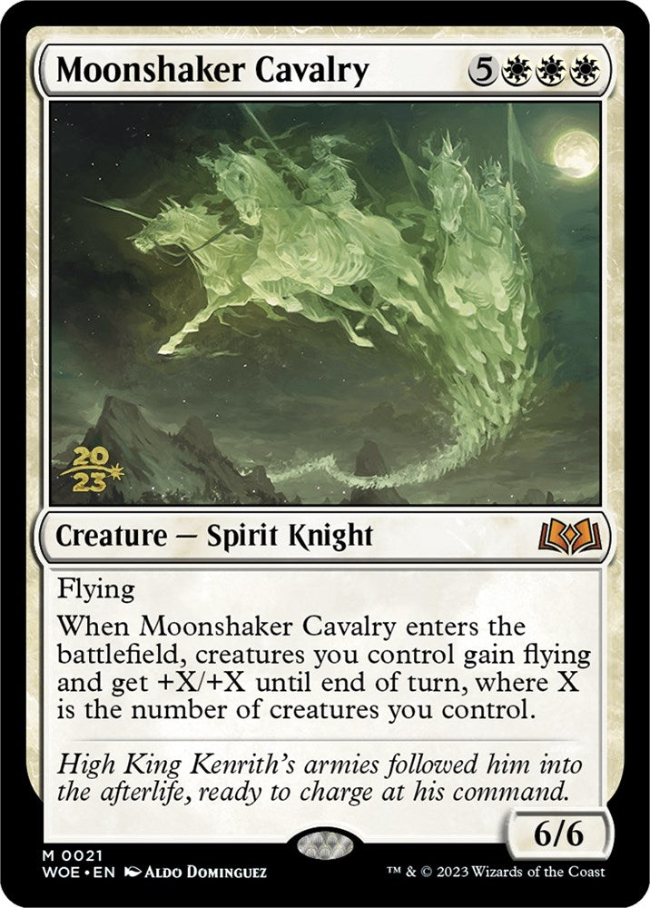 Moonshaker Cavalry [Wilds of Eldraine Prerelease Promos] - PokeCharles PokeStore