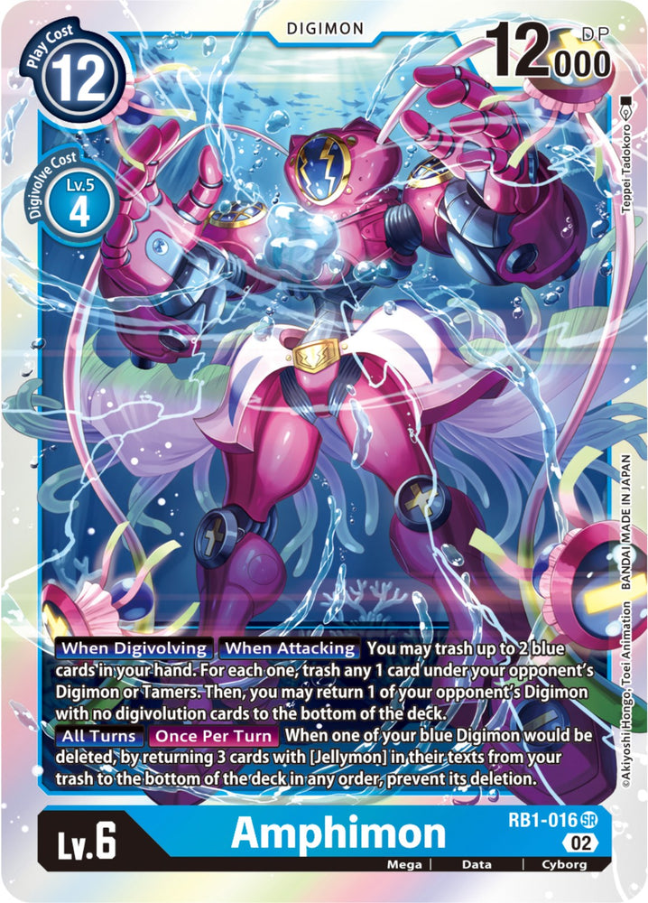 Amphimon [RB1-016] [Resurgence Booster] - PokeCharles PokeStore