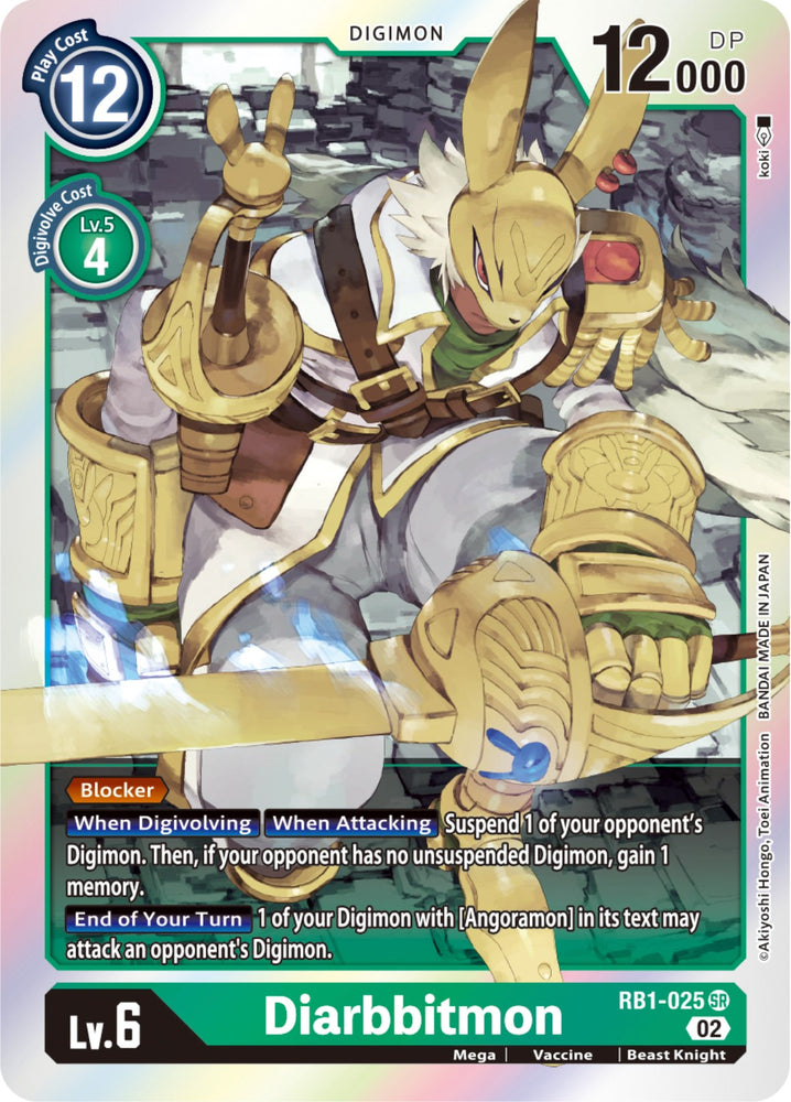 Diarbbitmon [RB1-025] [Resurgence Booster] - PokeCharles PokeStore