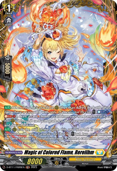Magic of Colored Flame, Rerelihm (D-BT11/FR26EN) [Clash of the Heroes] - PokeCharles PokeStore