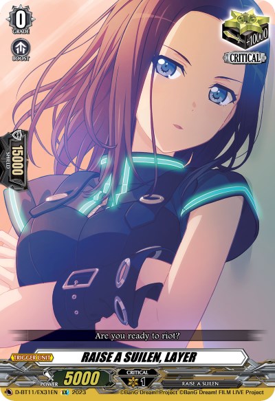 RAISE A SUILEN, LAYER (D-BT11/EX31EN) [Clash of the Heroes] - PokeCharles PokeStore