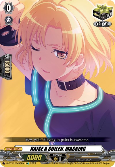 RAISE A SUILEN, MASKING (D-BT11/EX33EN) [Clash of the Heroes] - PokeCharles PokeStore