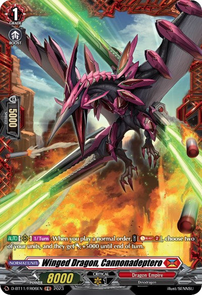 Winged Dragon, Cannonadeptero (D-BT11/FR06EN) [Clash of the Heroes] - PokeCharles PokeStore