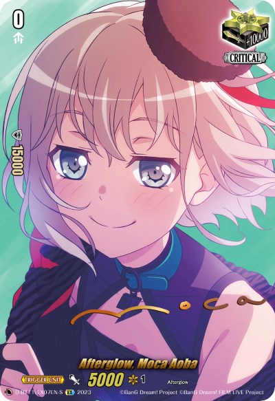 Afterglow, Moca Aoba (Signature) (D-BT11/EX07EN-S) [Clash of the Heroes] - PokeCharles PokeStore