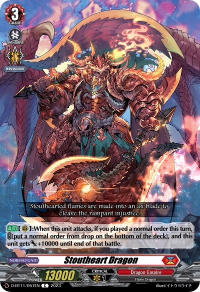 Stoutheart Dragon (D-BT11/057EN) [Clash of the Heroes] - PokeCharles PokeStore