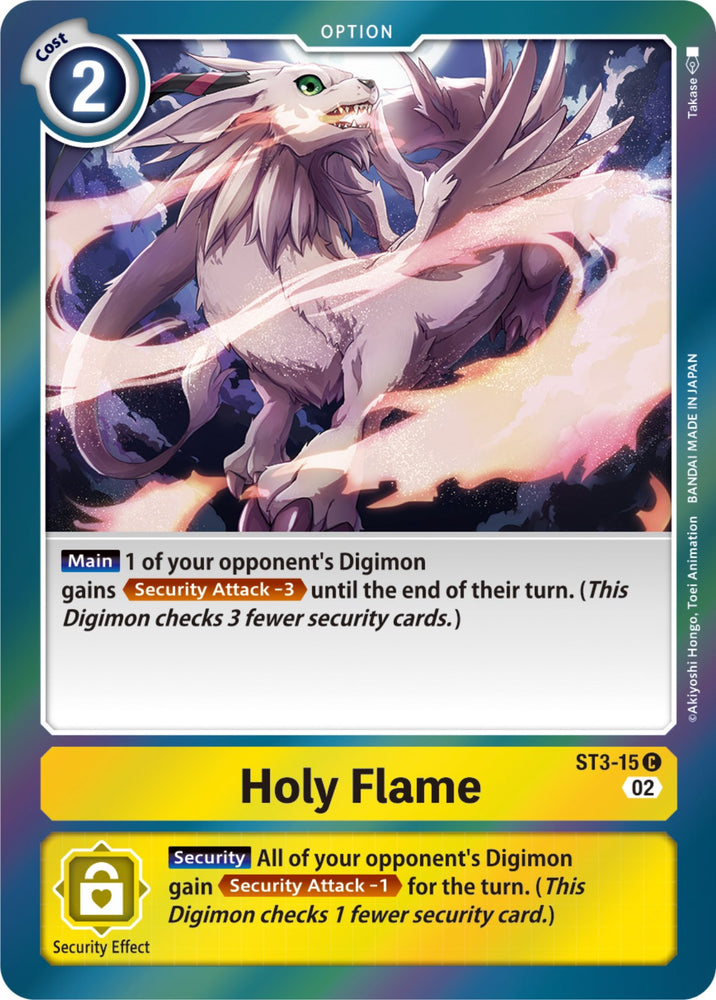 Holy Flame [ST3-015] [Resurgence Booster] - PokeCharles PokeStore