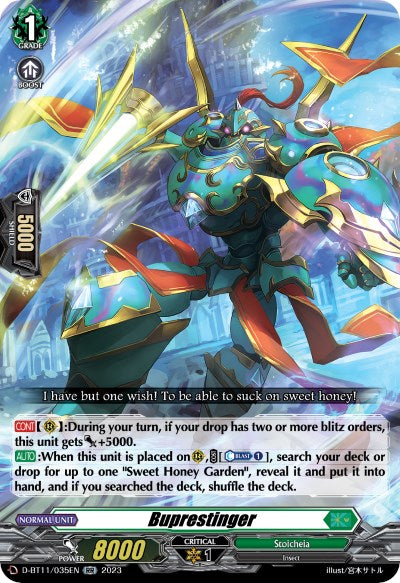 Buprestinger (D-BT11/035EN) [Clash of the Heroes] - PokeCharles PokeStore