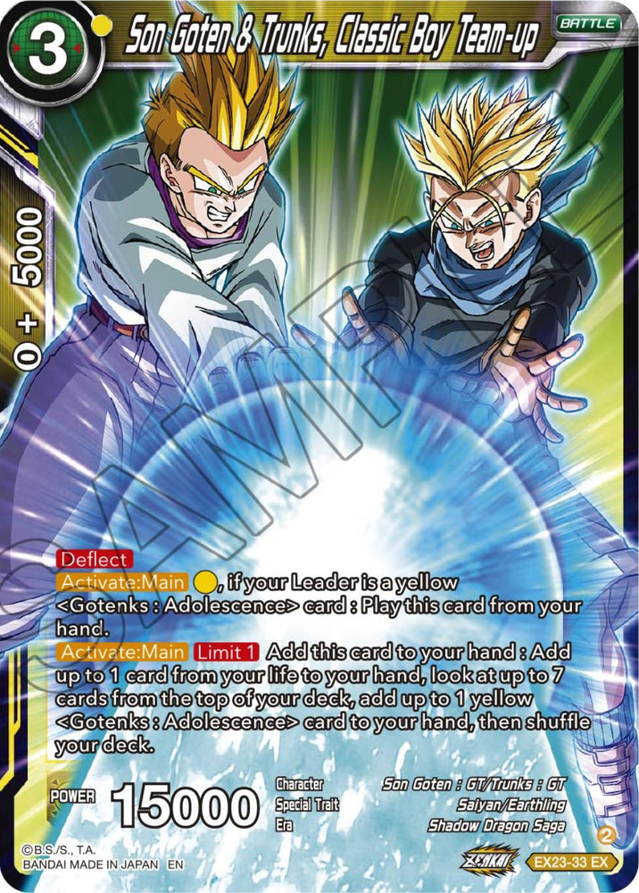 Son Goten & Trunks, Classic Boy Team-up (EX23-33) [Ultimate Deck 2023] - PokeCharles PokeStore