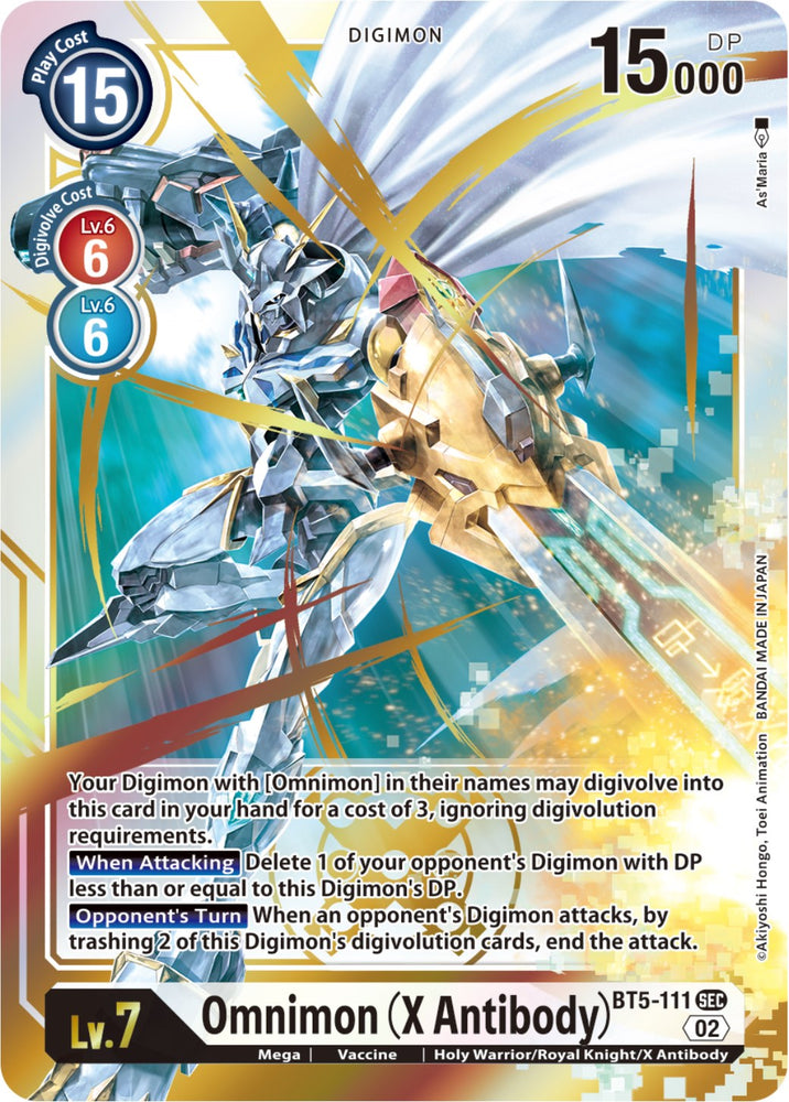 Omnimon (X Antibody) [BT5-111 ] (Resurgence Booster Reprint) [Resurgence Booster] - PokeCharles PokeStore