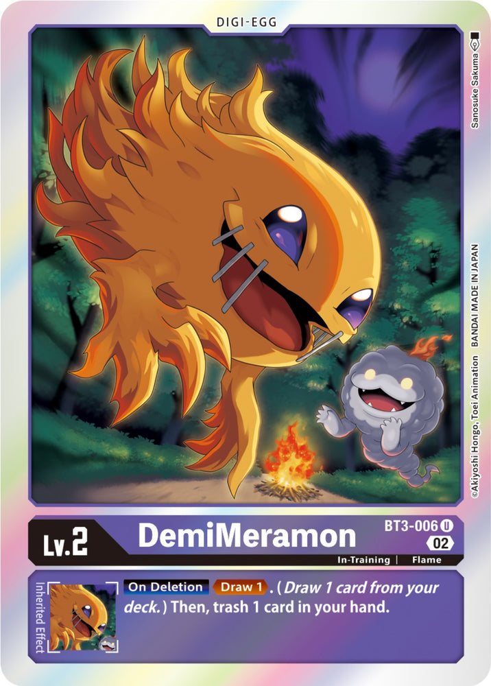 DemiMeramon [BT3-006] (Resurgence Booster Reprint) [Resurgence Booster] - PokeCharles PokeStore